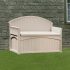 4’5 x 2’5 Suncast Resin Deck Box With Seat – Plastic Garden Storage